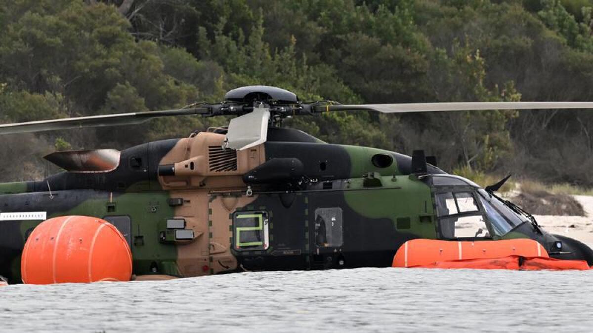 'Incredible' crew praised after army helicopter crash Shepparton News