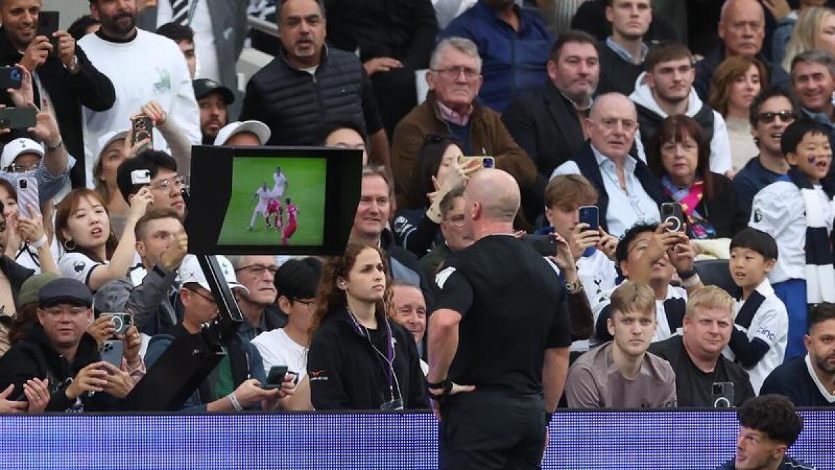 VAR audio of Liverpool's wrongly disallowed goal in Spurs defeat