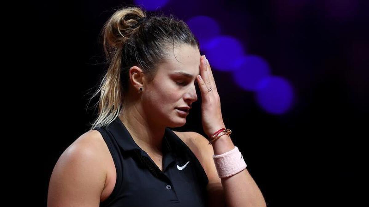 WTA Adelaide: Aryna Sabalenka suffers from Yips “- and hits 18 double  faults ·