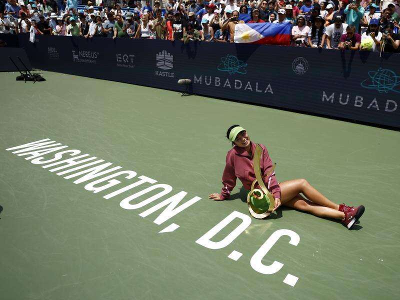 Filipina Eala captures her first WTA singles title