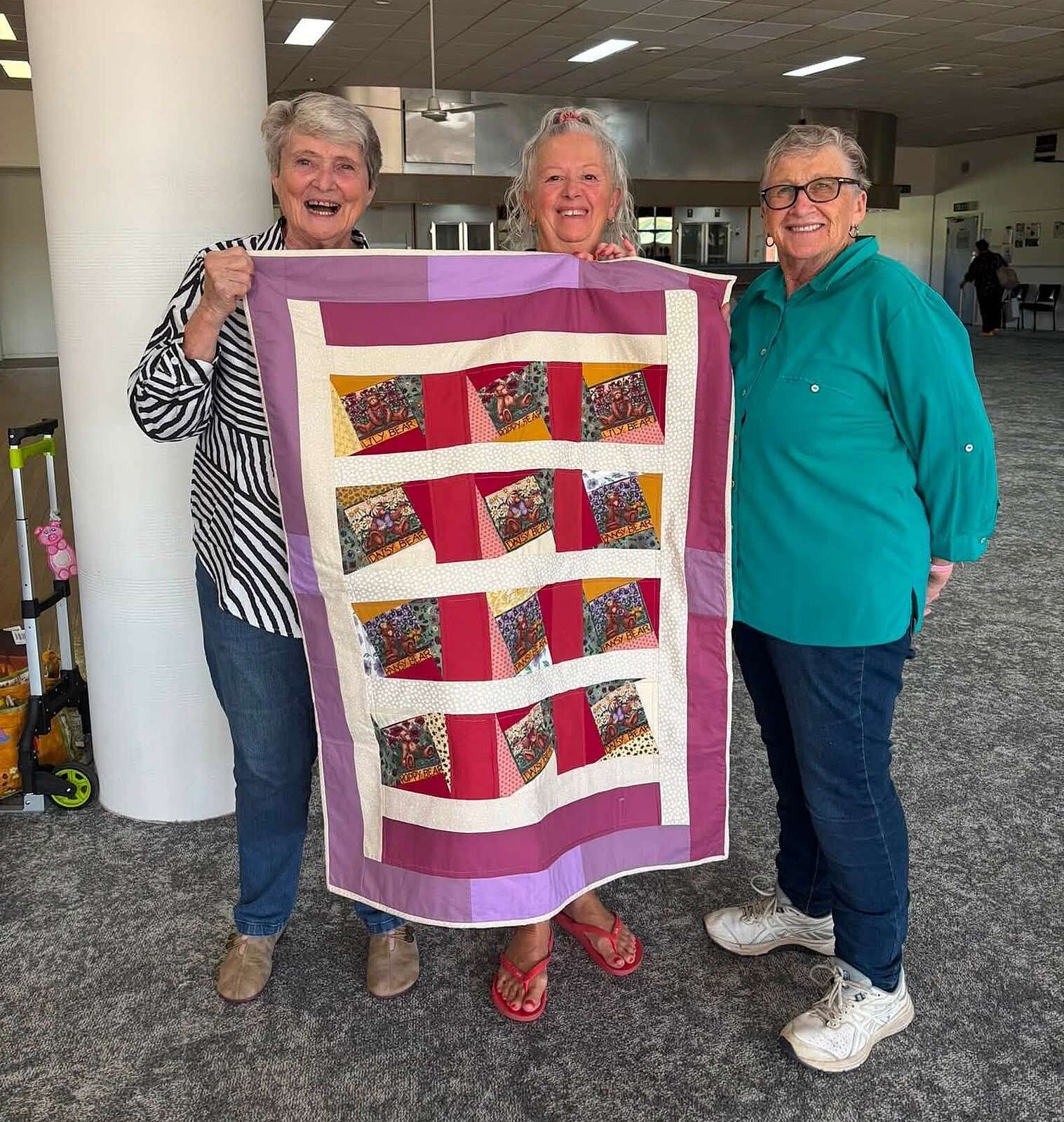 Stitching together support