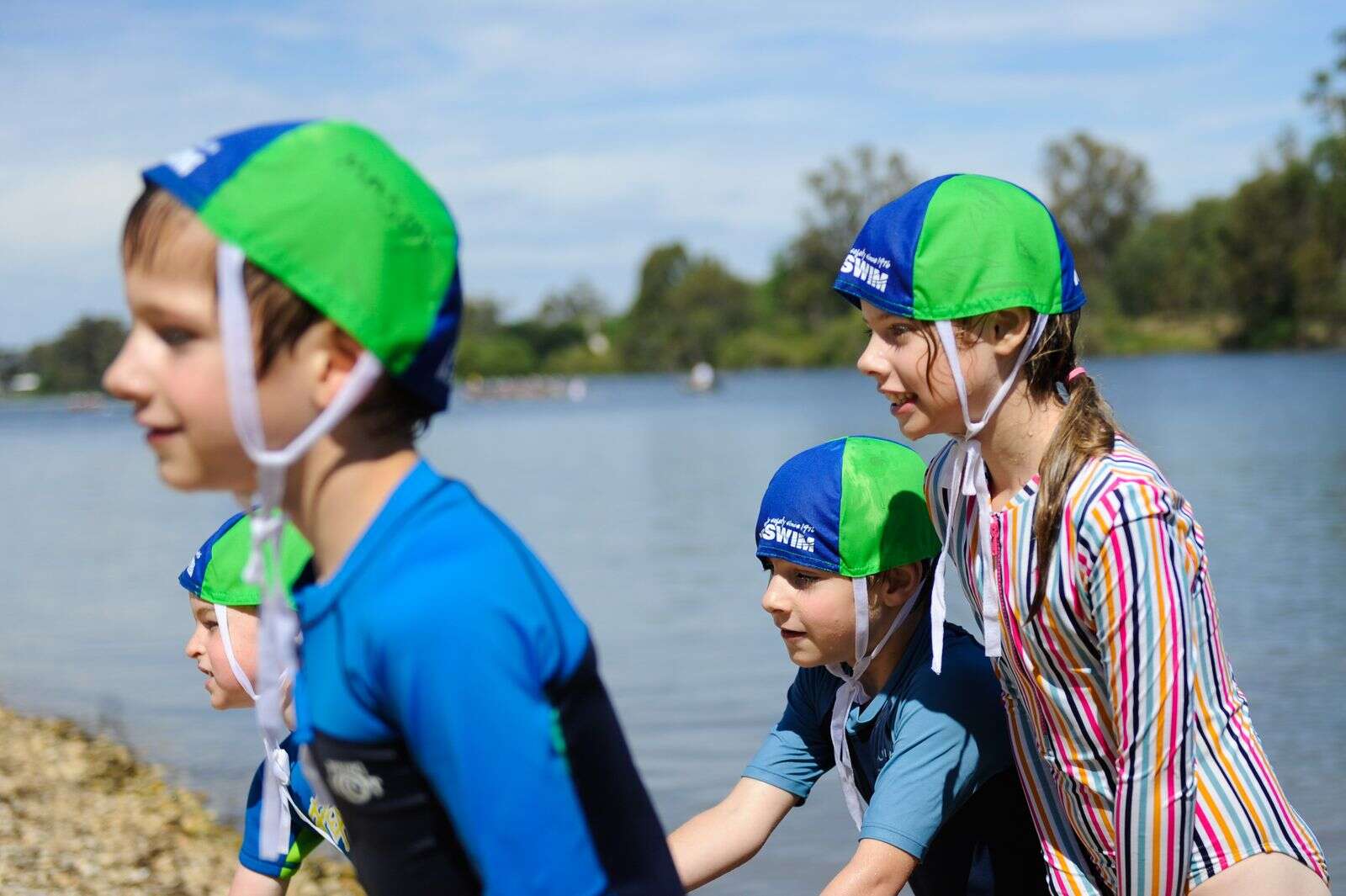Open water swimming lessons teach lifesaving skills at Lake Nagambie Shepparton News