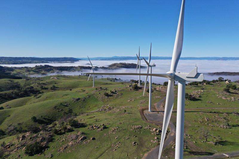 Cherry Tree Wind Farm construction phase complete Seymour Telegraph