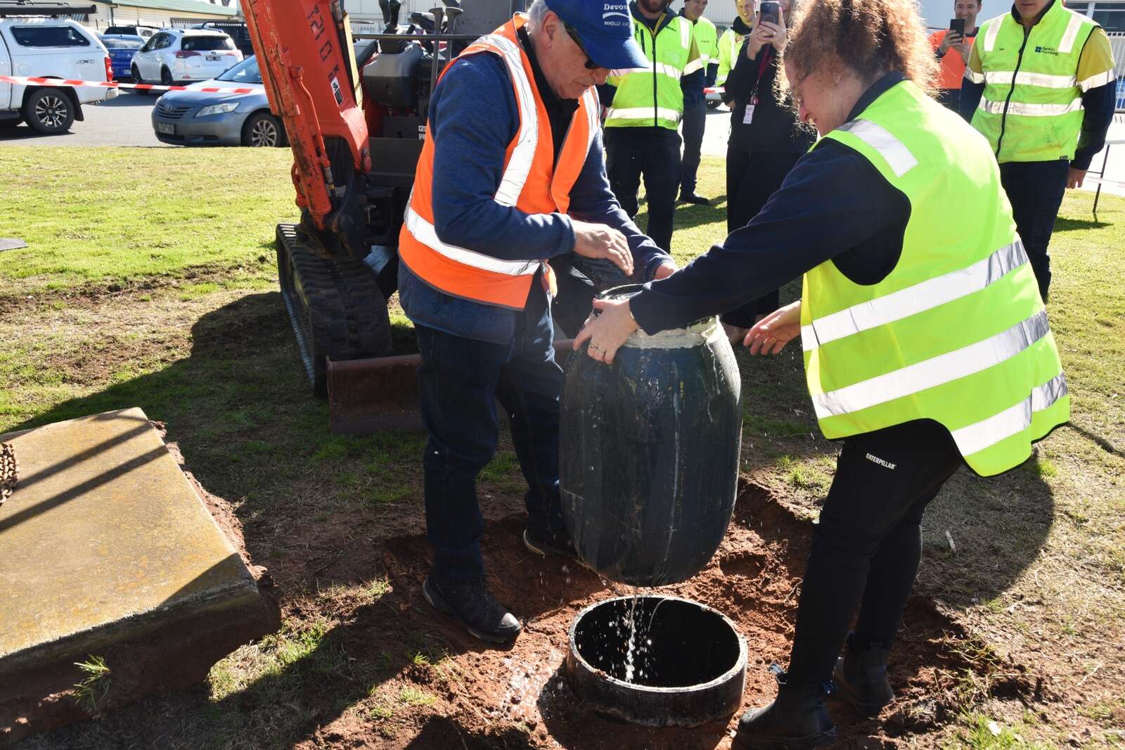 Time capsule from 25 years ago unearthed at Cobram factory
