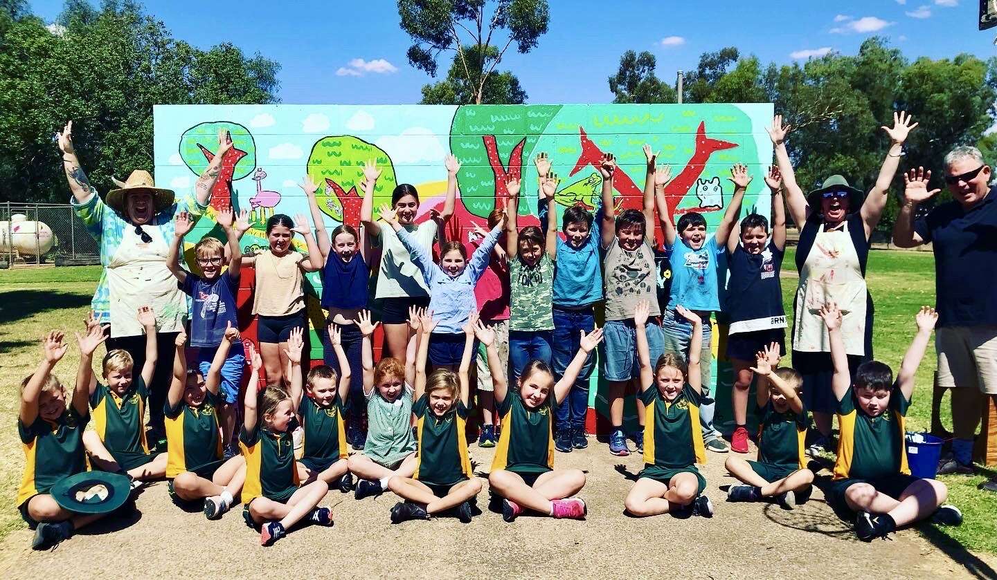 Bunnaloo Public School’s magnificent new mural | Riverine Herald