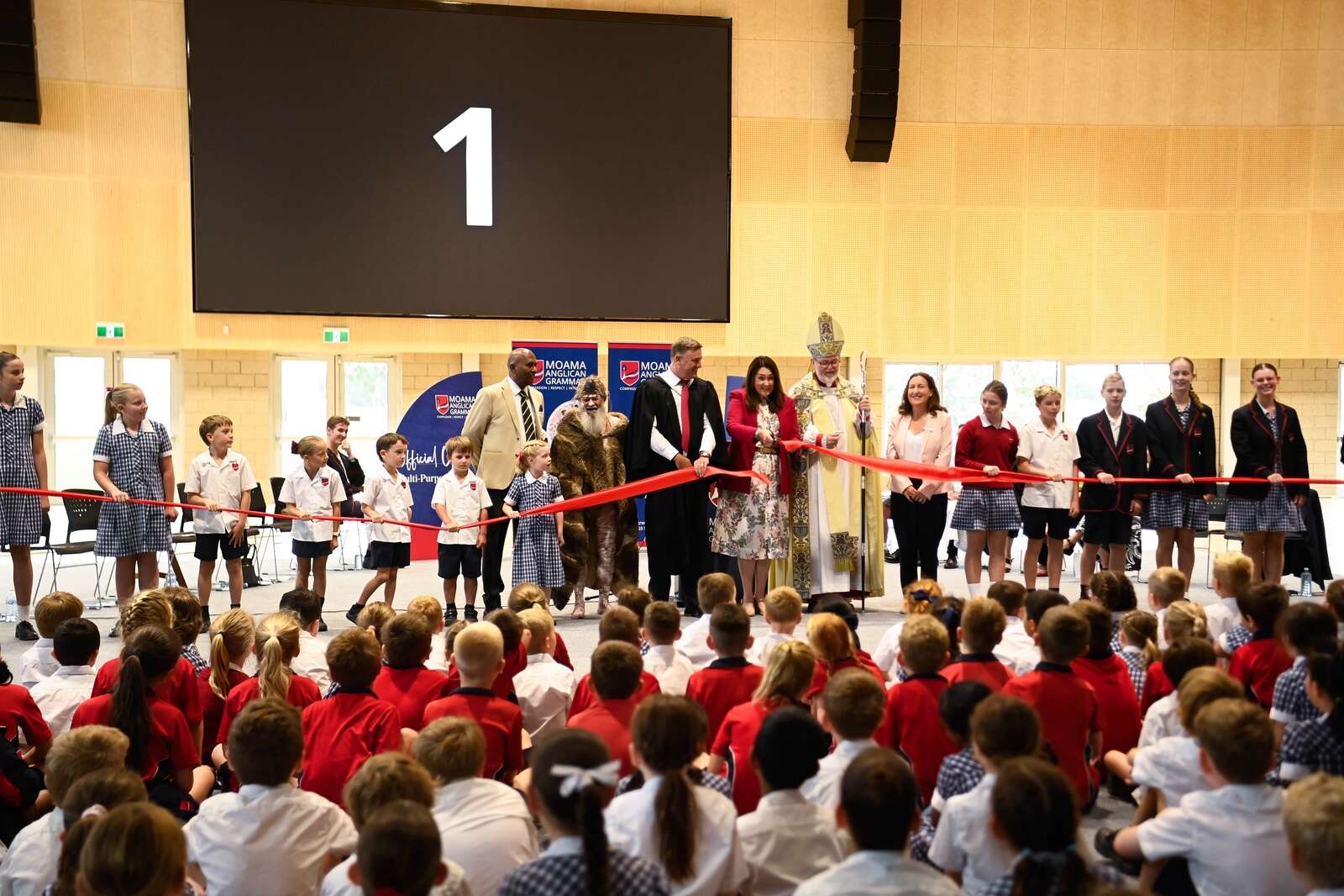 School unveils new multipurpose stadium