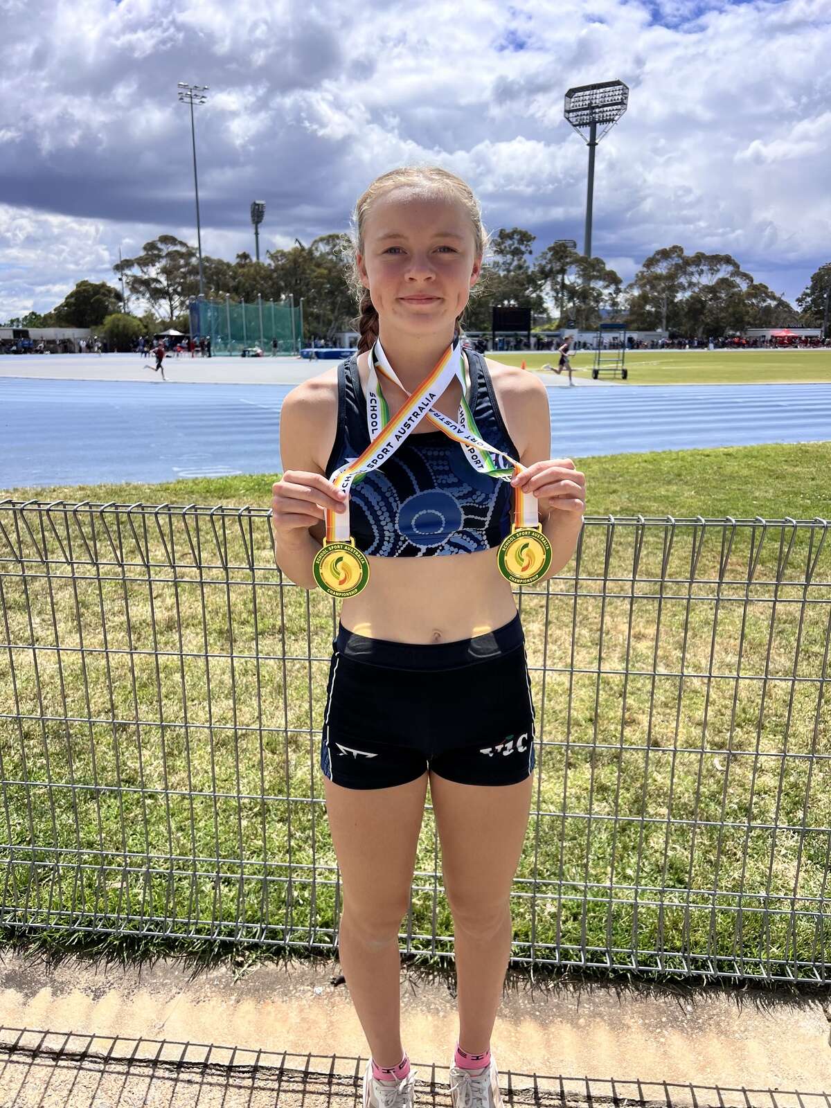 Broadford sprint sensation Poppy Robinson earns national titles double ...