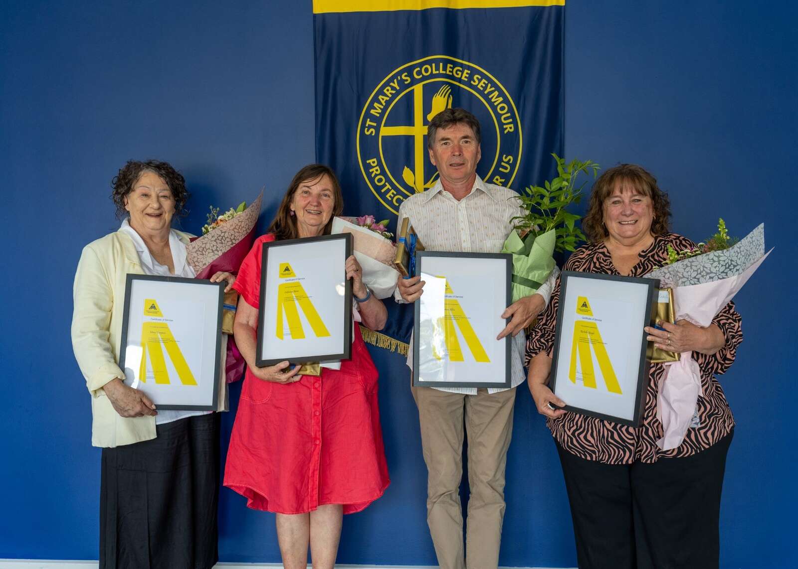 Four teachers retire from St Mary’s after 127 years of combined service ...