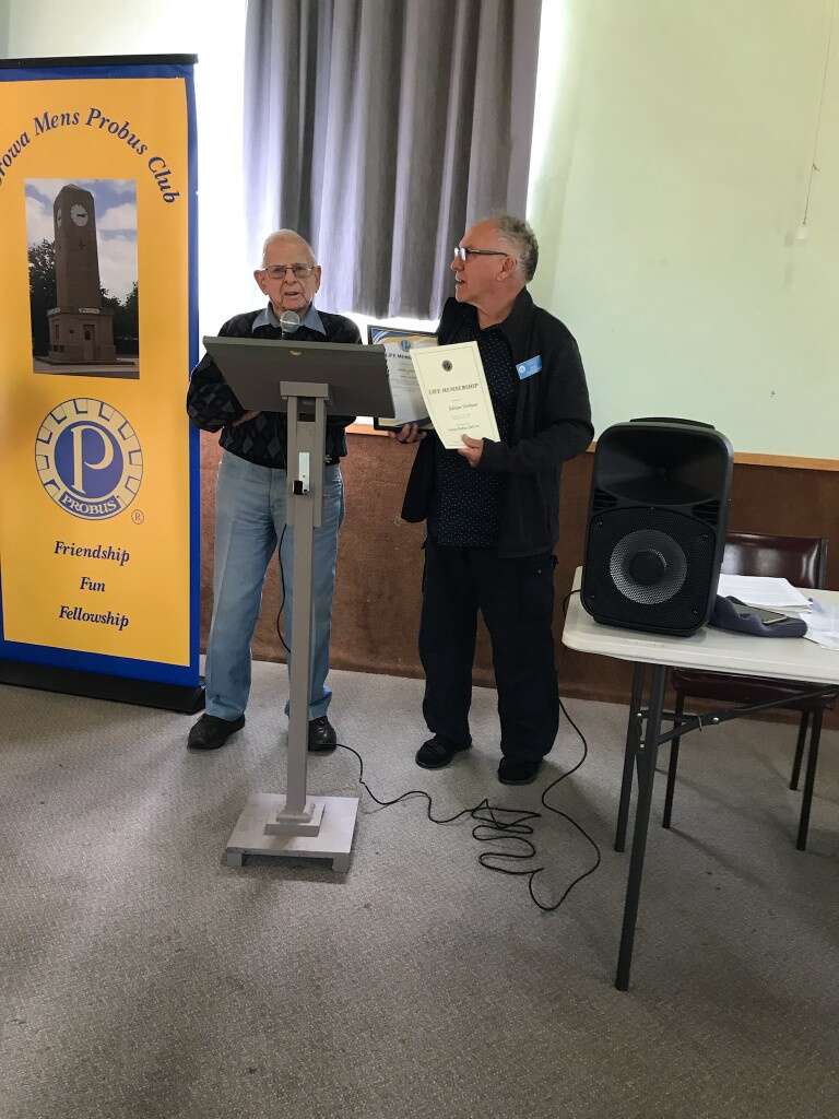 Founding member honoured with Life Membership | Corowa Free Press