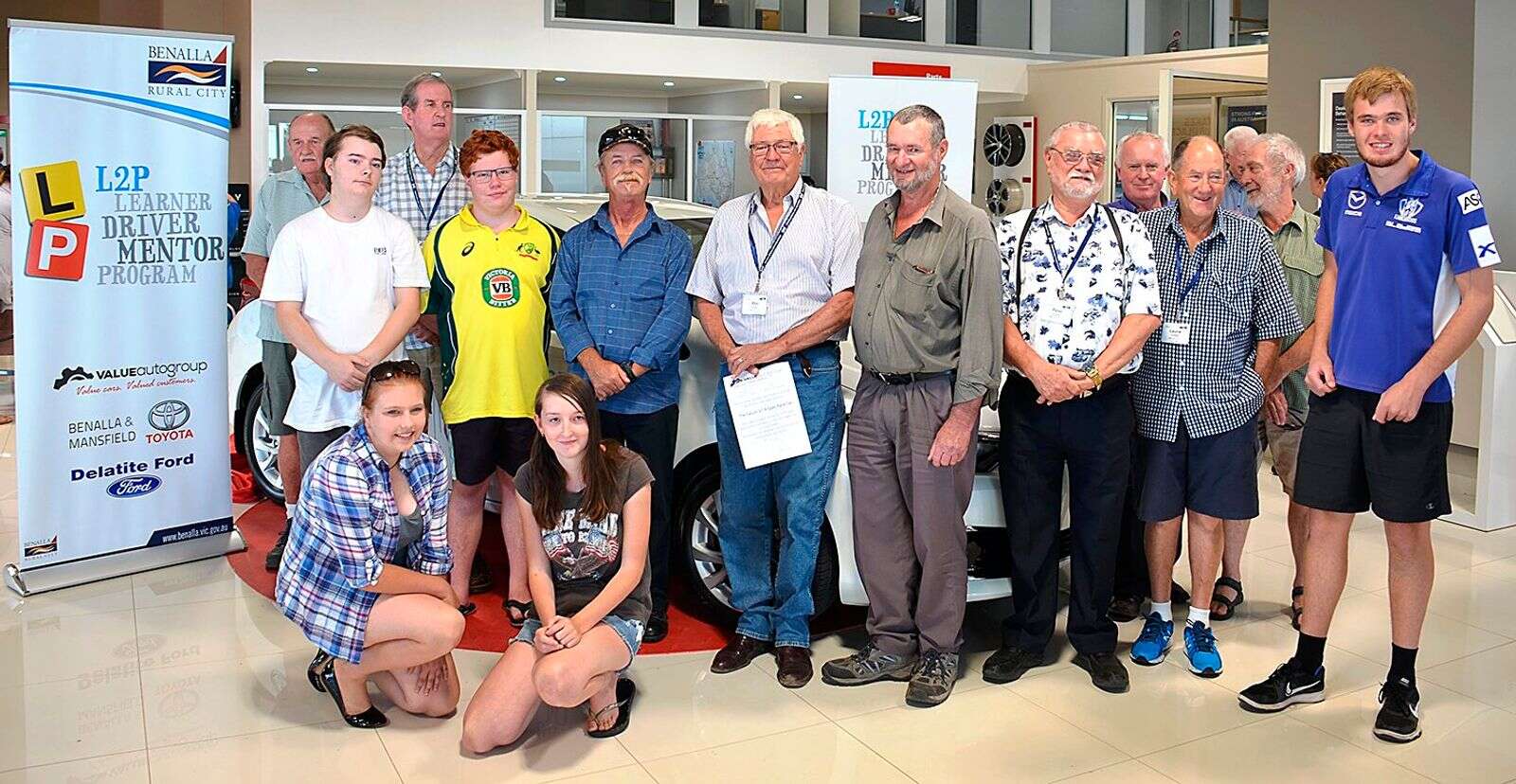 Toyota, Winton Raceway and Auto Club fund new L2P car Benalla Ensign