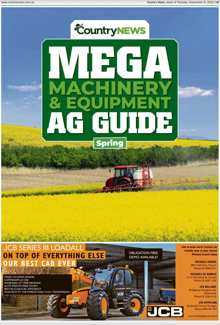 Mega Farm Machinery and Equipment Guide Spring 2022 Shepparton News