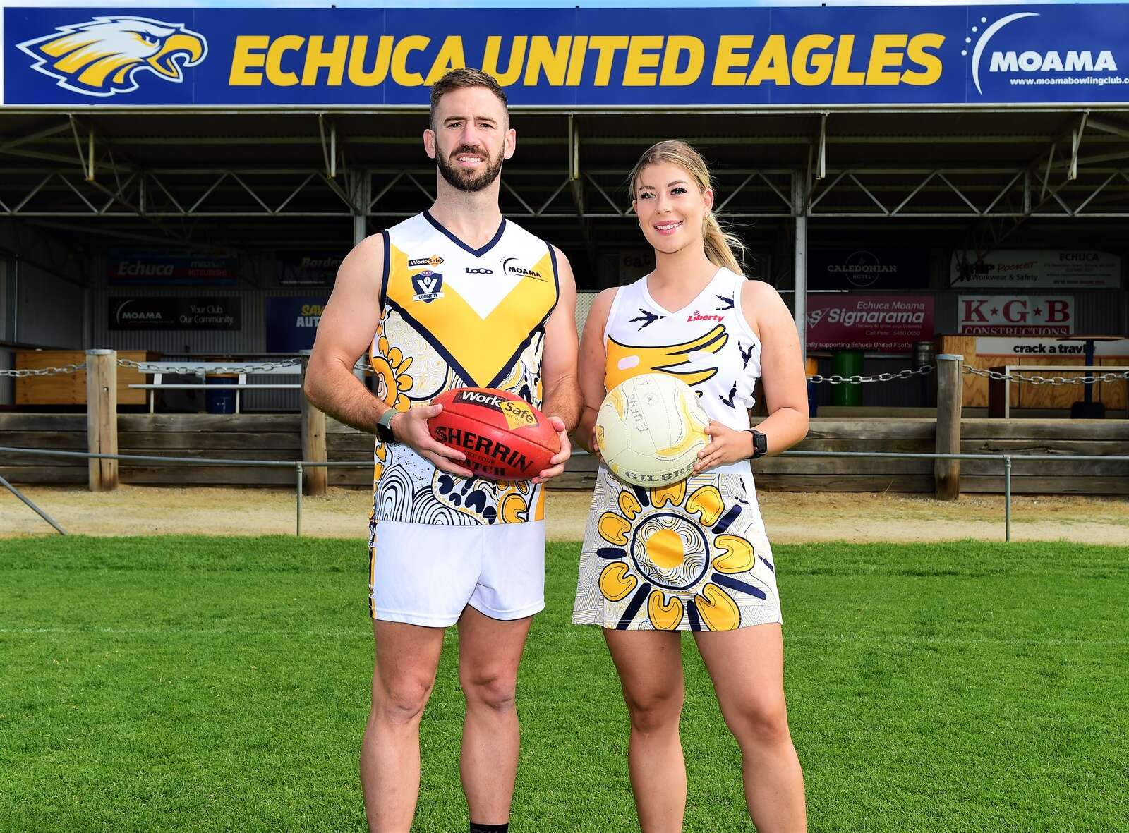 Echuca United to debut new clash strip with Indigenous design, paying