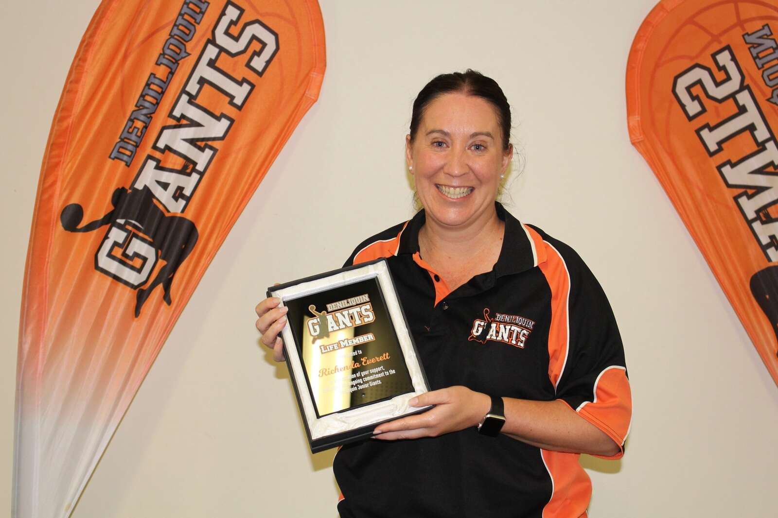 Richenda receives Giant honour Seymour Telegraph