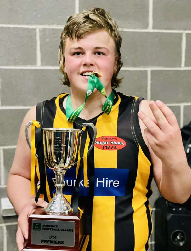 ‘It was grouse’ Cobram’s Jack Iddles wins under14 bestonground