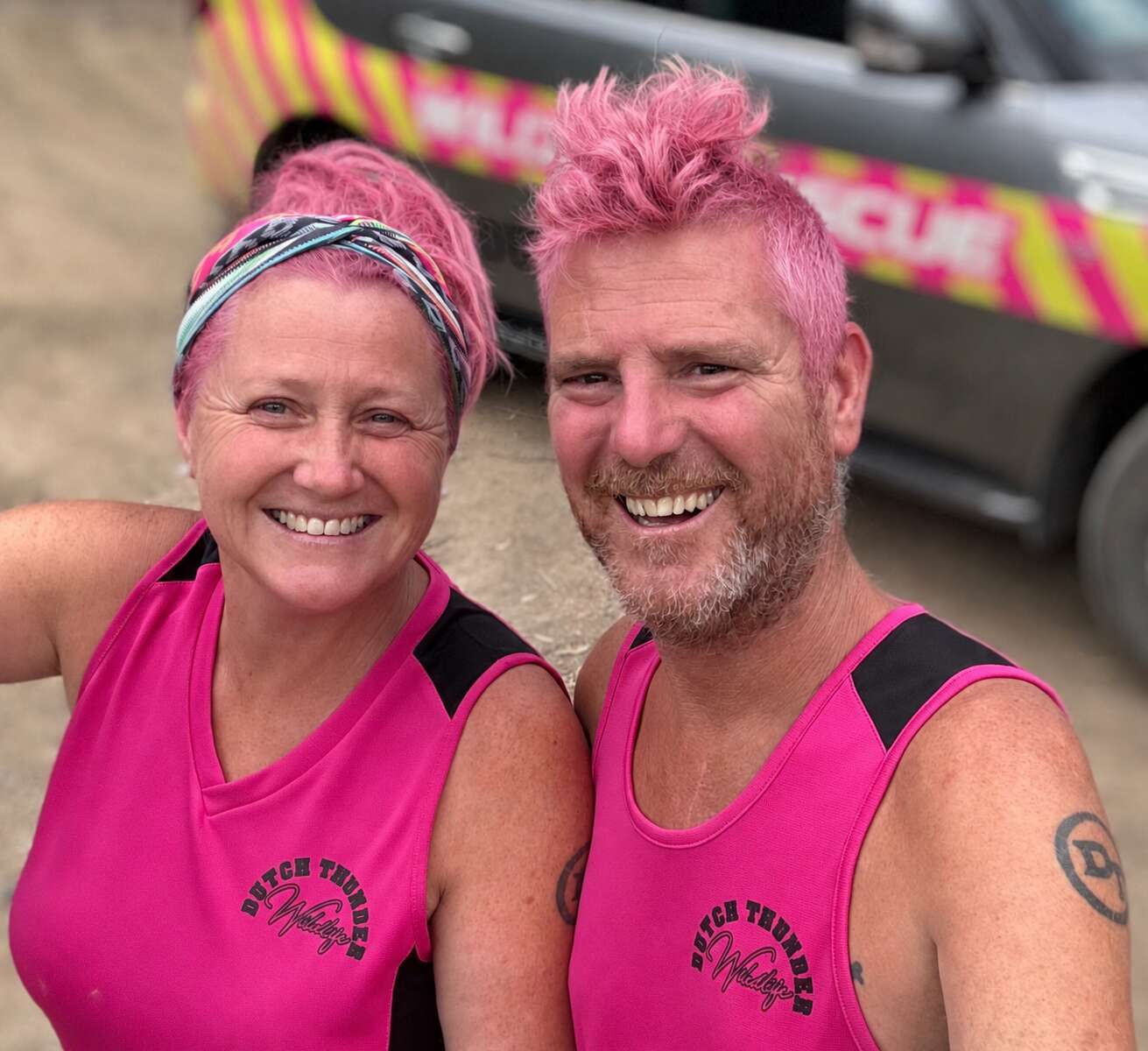 Wildlife rescue service is going pink