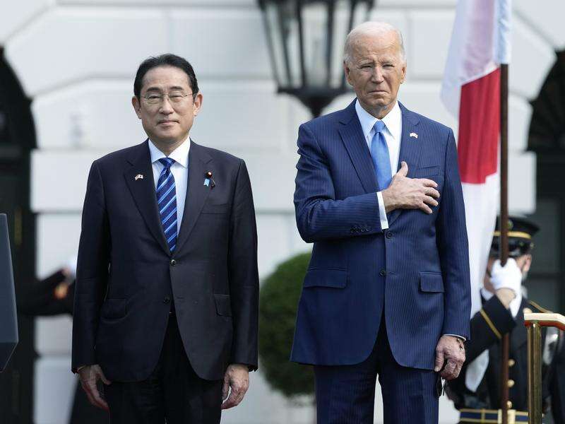 Biden and Japanese PM pledge united front against China | Kyabram Free ...