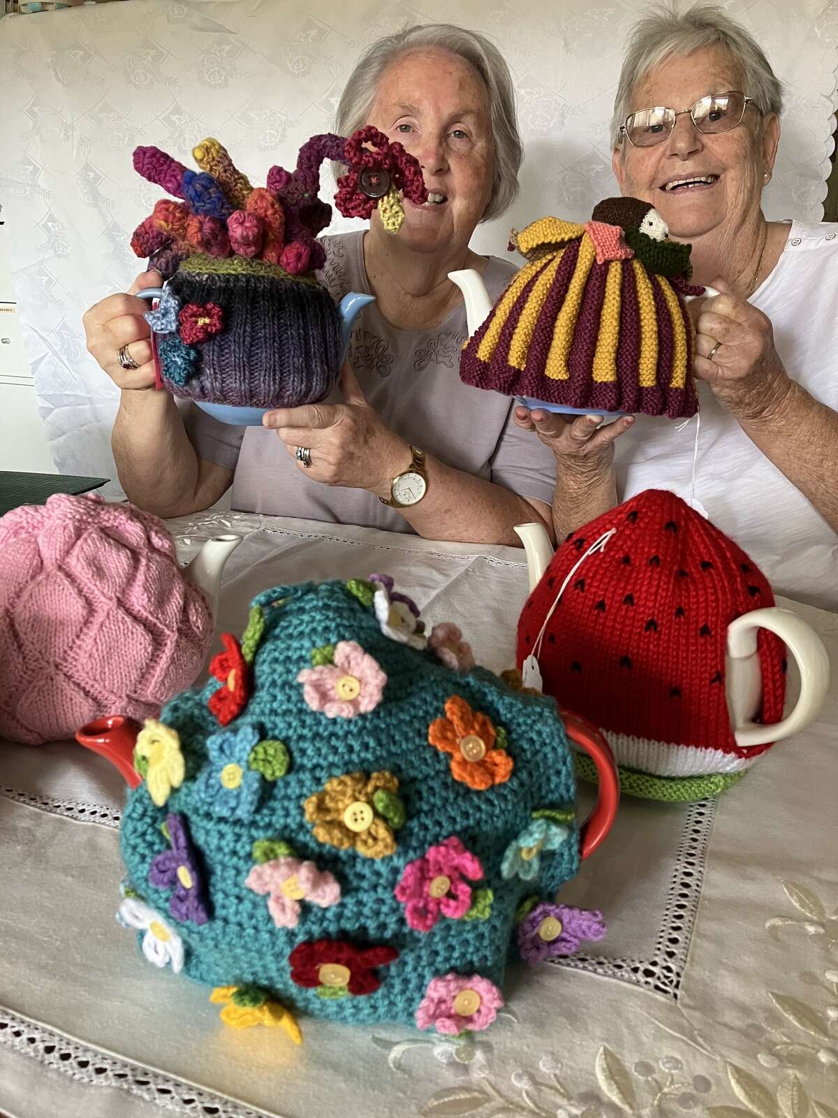 Benalla Hospital Auxiliary ready for Tea Cosy Exhibition Benalla Ensign