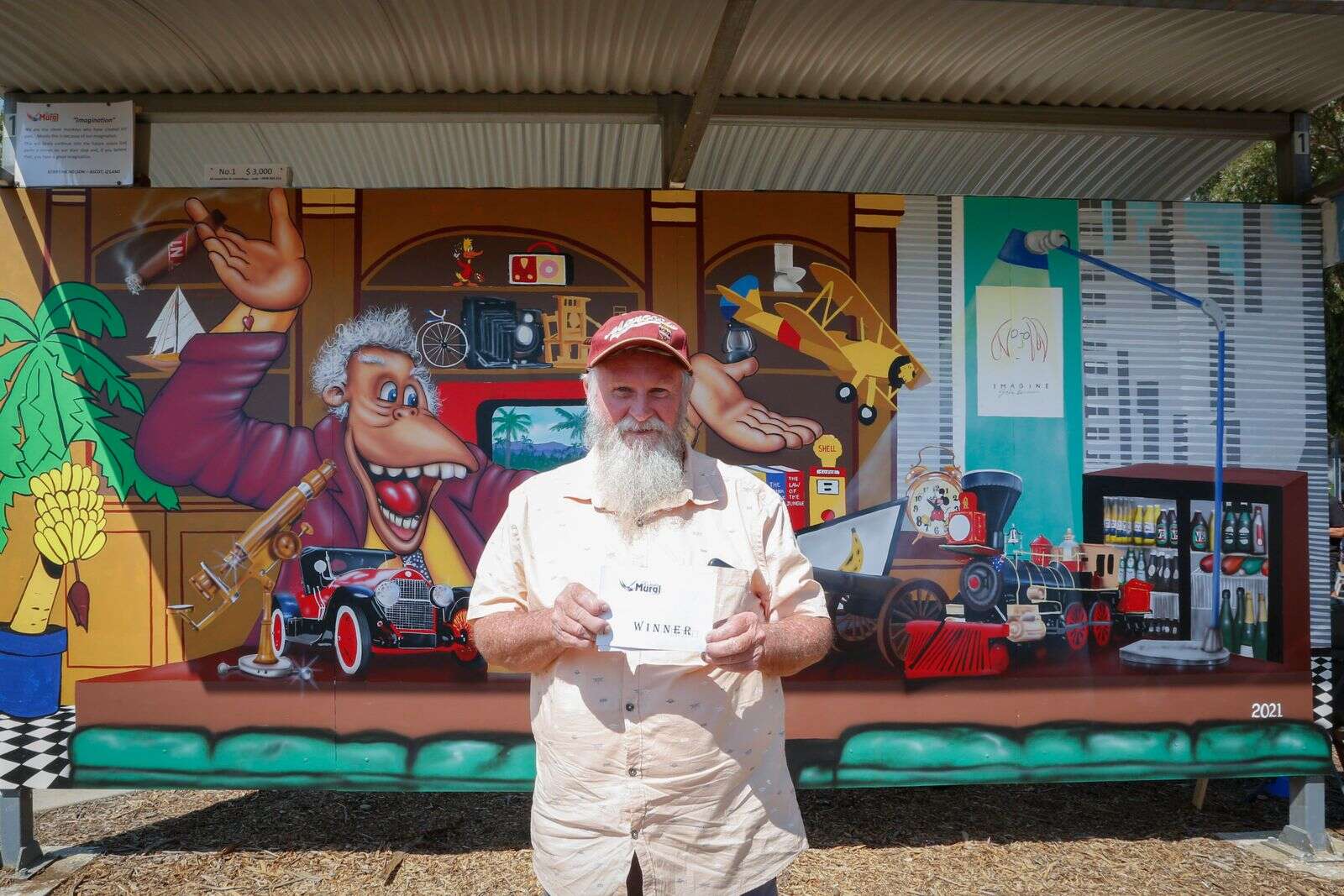 Prepare to paint a mural | Riverine Herald