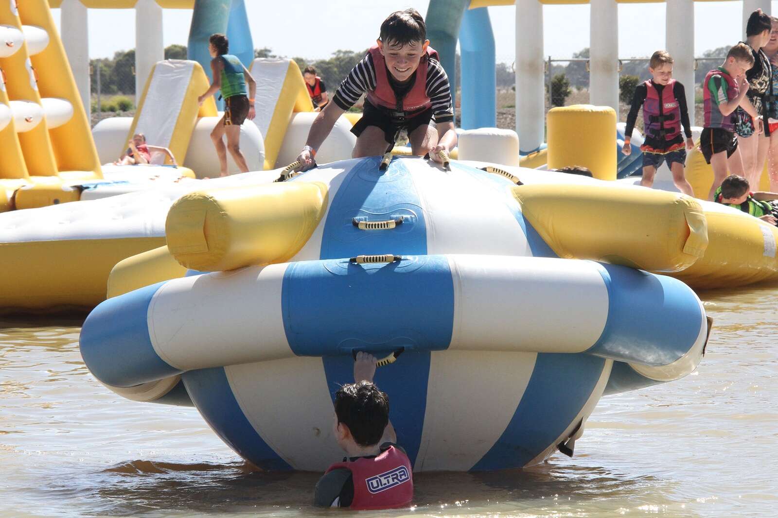 One last summer blowup and splashdown Shepparton News