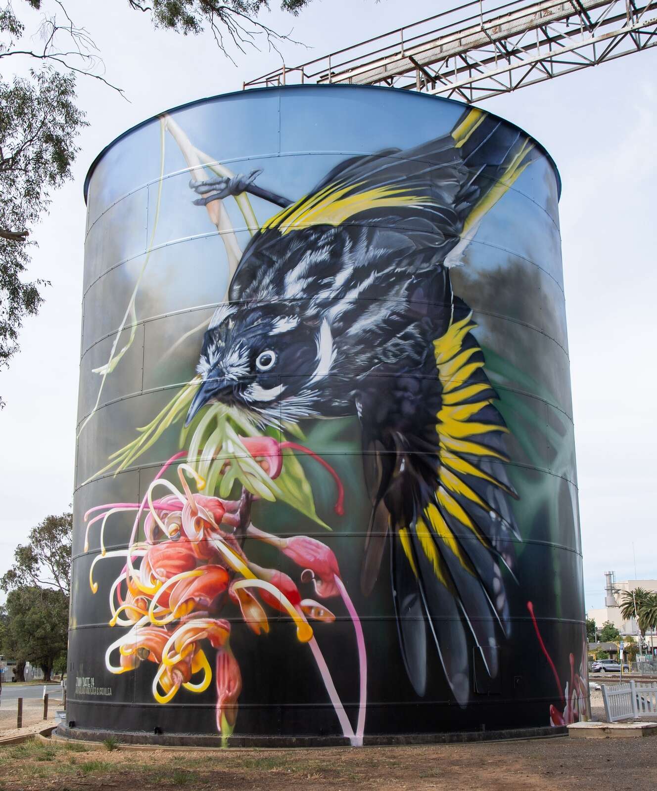 Final addition to Rochy silo art | Riverine Herald