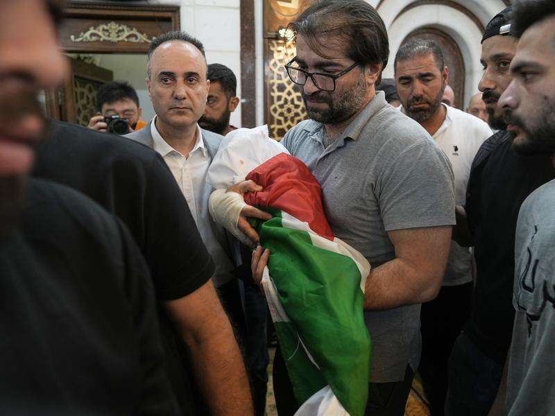West Bank baby killed in Israeli shooting laid to rest