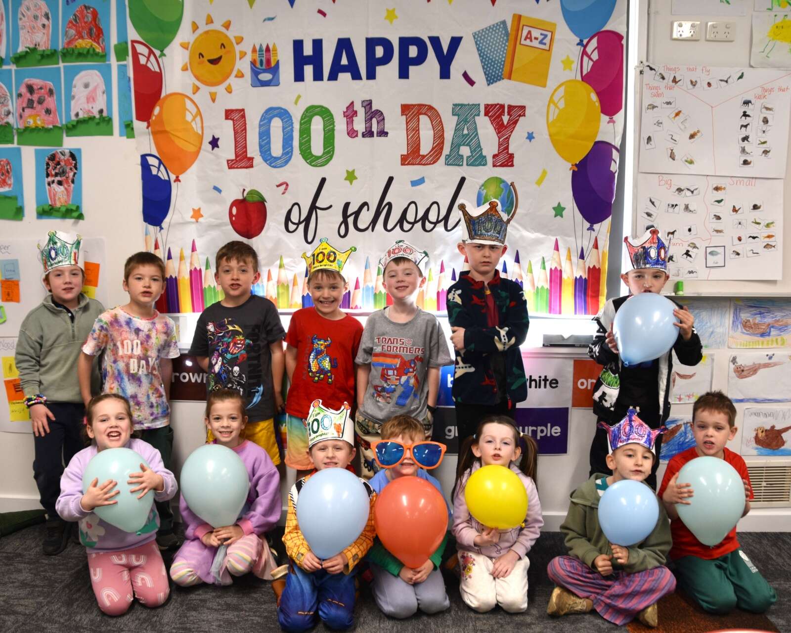 100 days brighter: Barooga kinder students mark milestone