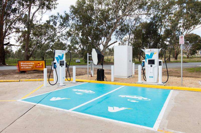 Caltex ev shop charging
