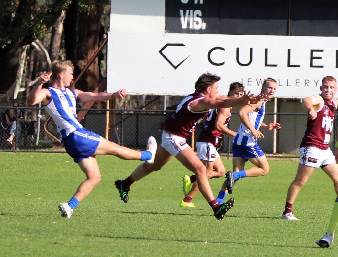 Roos resilient despite Dogs surge in Easter classic