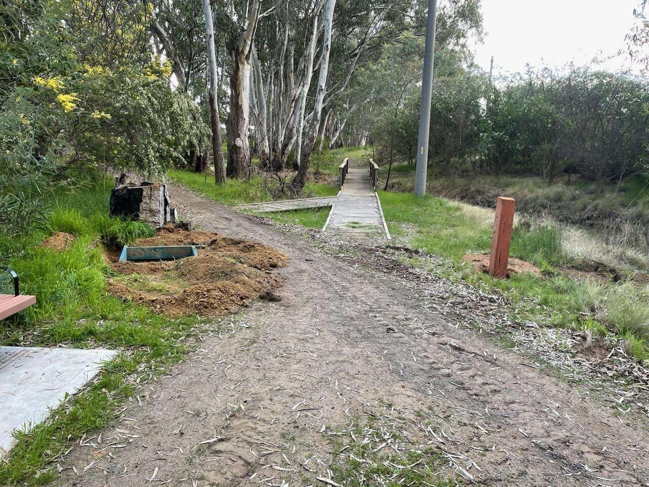 Walk improvements taking place | Riverine Herald