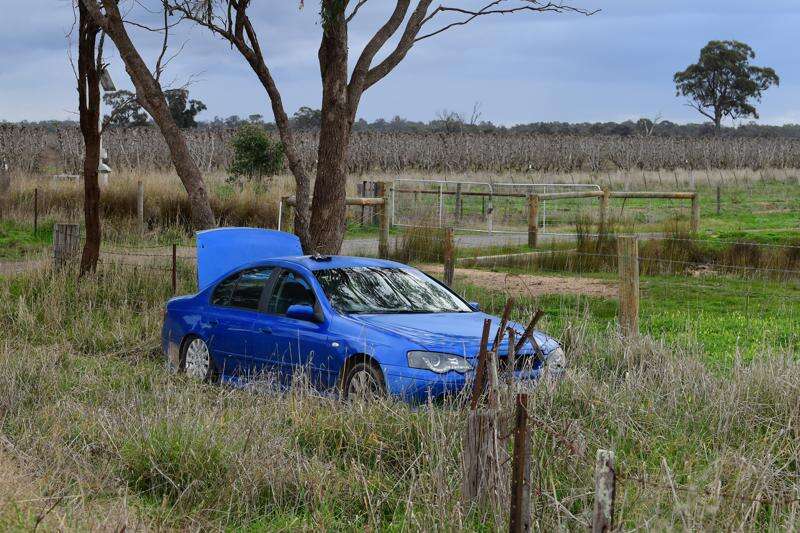 Police helicopter used after man allegedly rammed police car, sped off ...