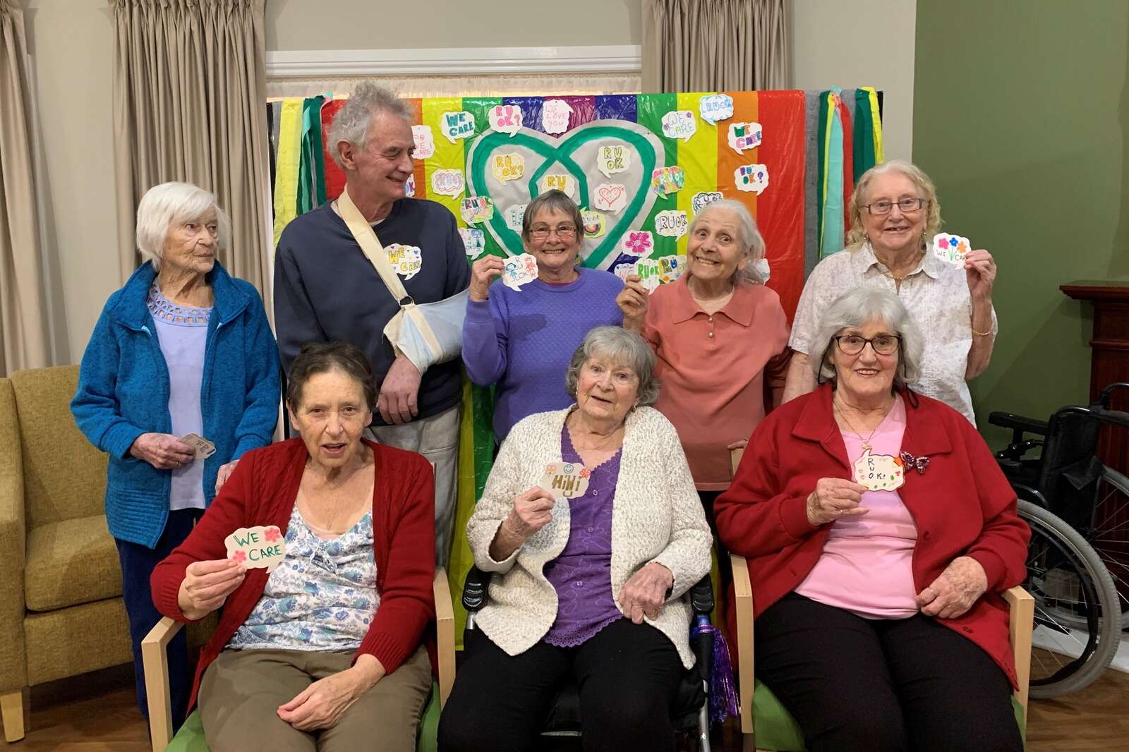 Estia residents mark R U OK? Day Seymour Telegraph(02)