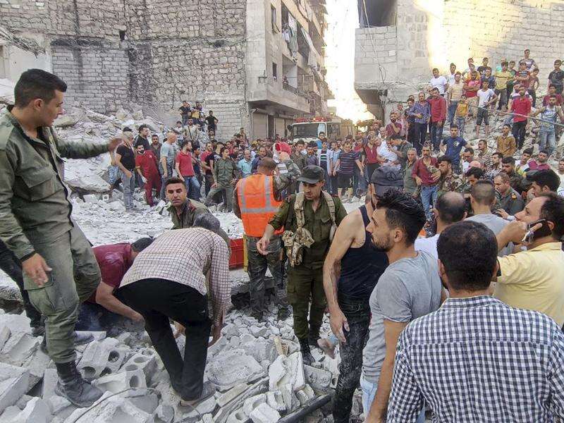 Syrian building collapse kills 11: reports | Shepparton News
