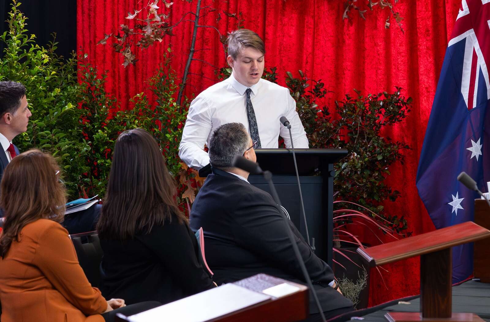 Youth Citizen of the Year addresses Victorian Legislative Council and ...