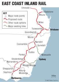 Inland Rail project halted. | Country News