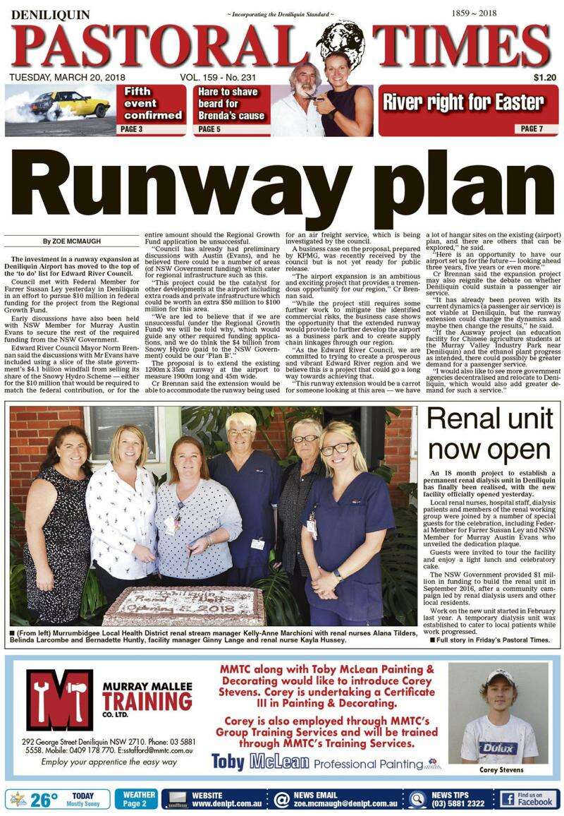 What made headlines in March | Deniliquin Pastoral Times