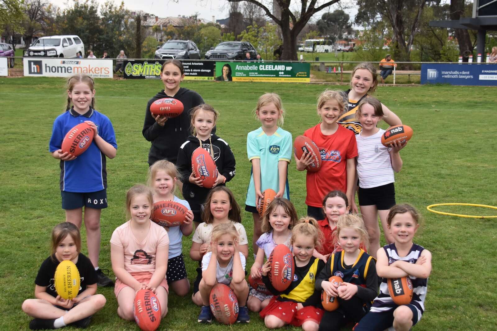 Auskick girls making a mark Shepparton News