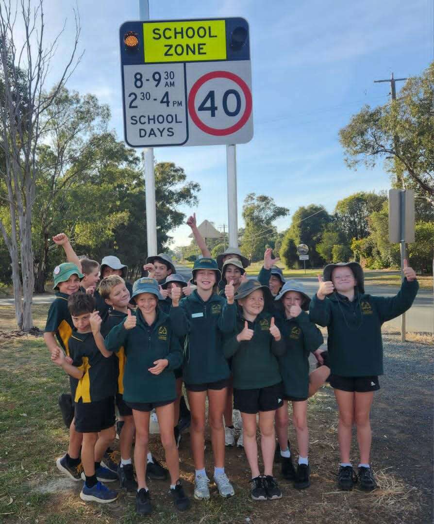 Community triumphs as new lights boost school zone safety