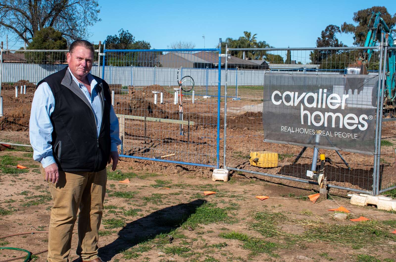 Breaking ground on first estate home