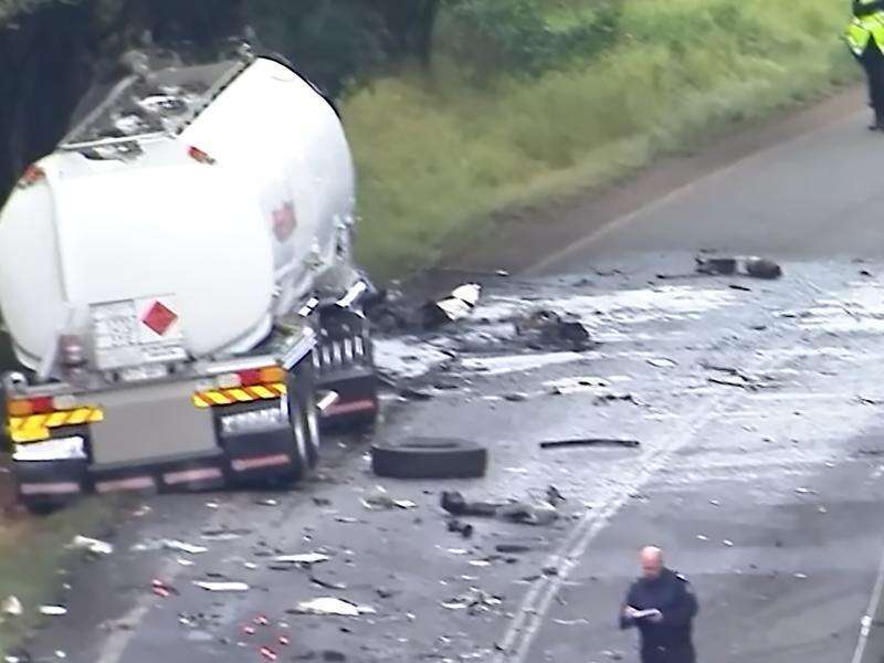 Drivers die in fiery two-truck crash on major highway | Seymour Telegraph