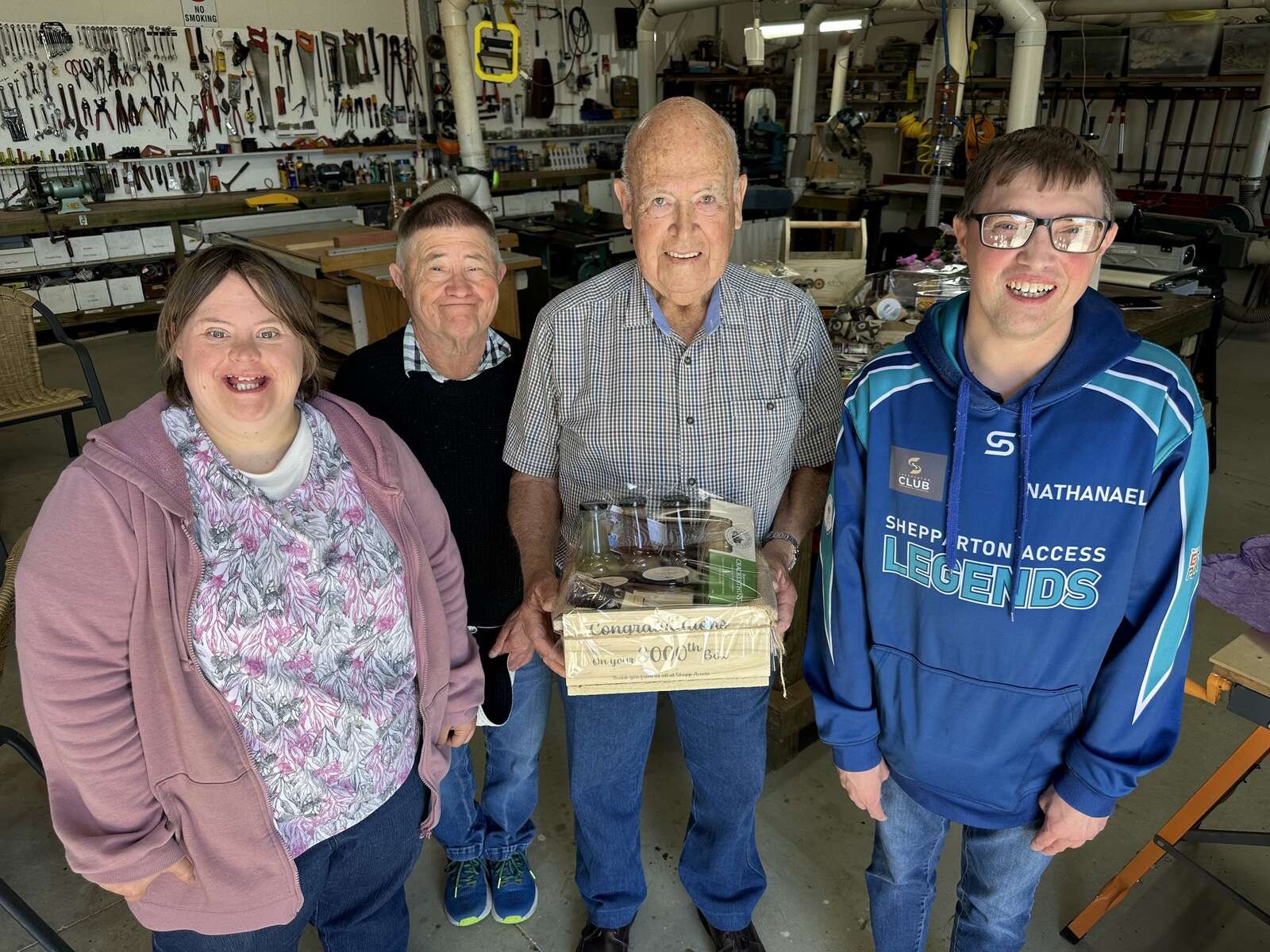 Residents celebrates building thousands of boxes Seymour