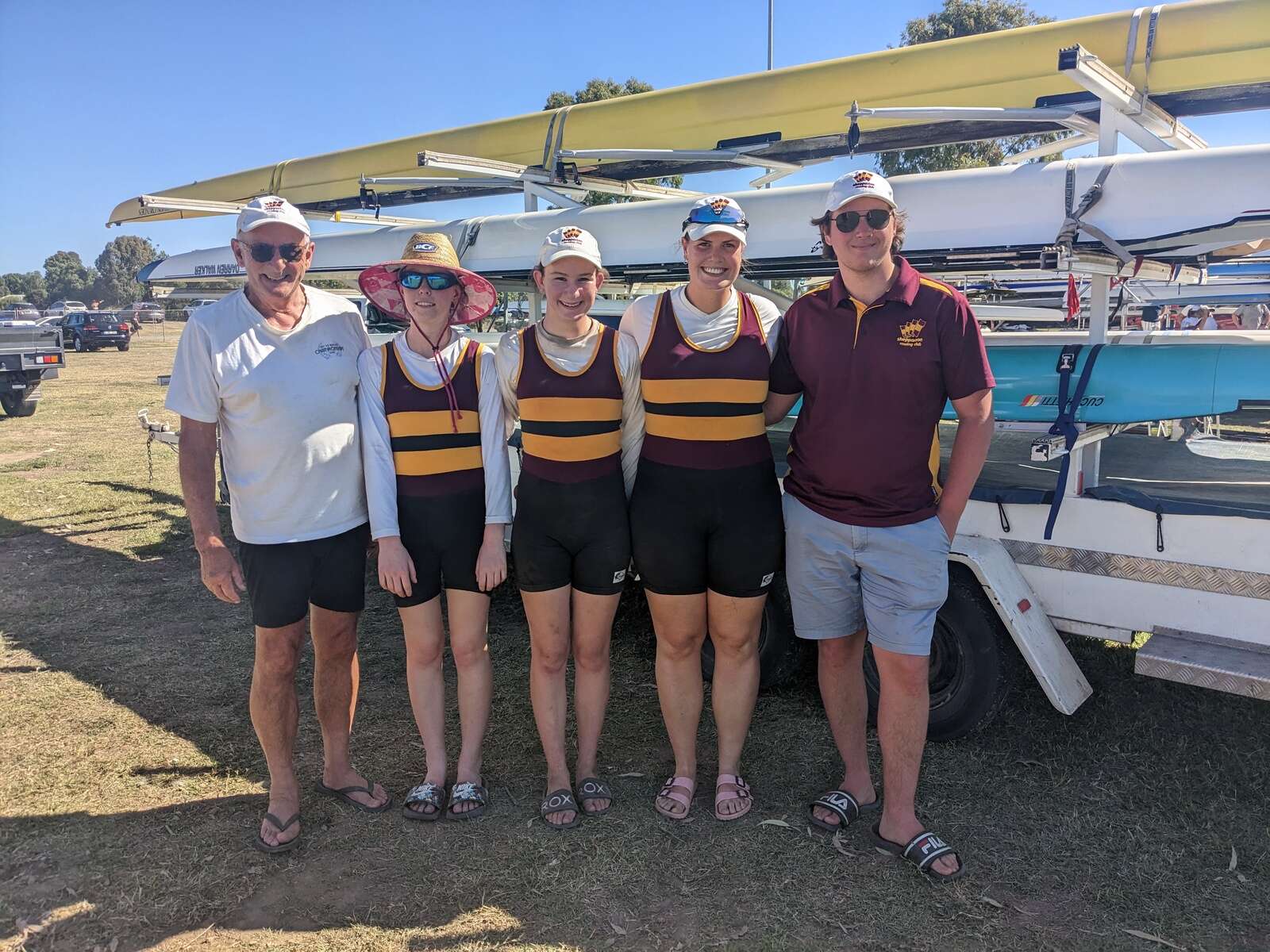 Shepparton Rowing Club walks away with spirits high from Nagambie