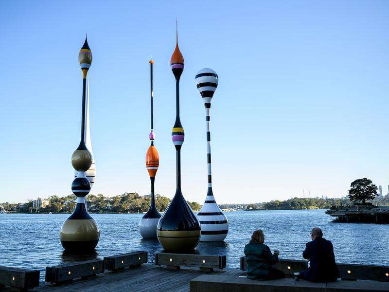 At 23m high, how does this floating artwork stand up?