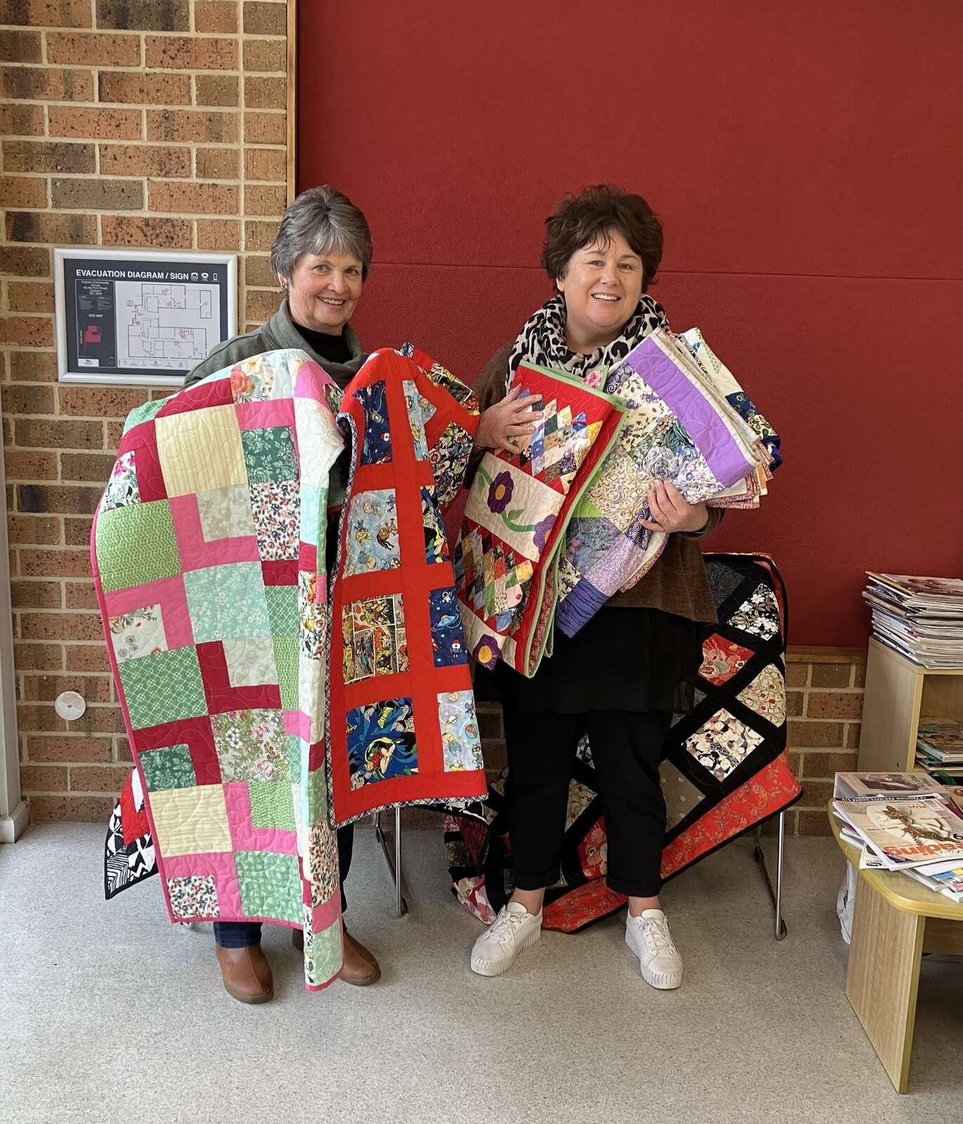 Cobram quilters give back to Yarroweyah fire-affected residents