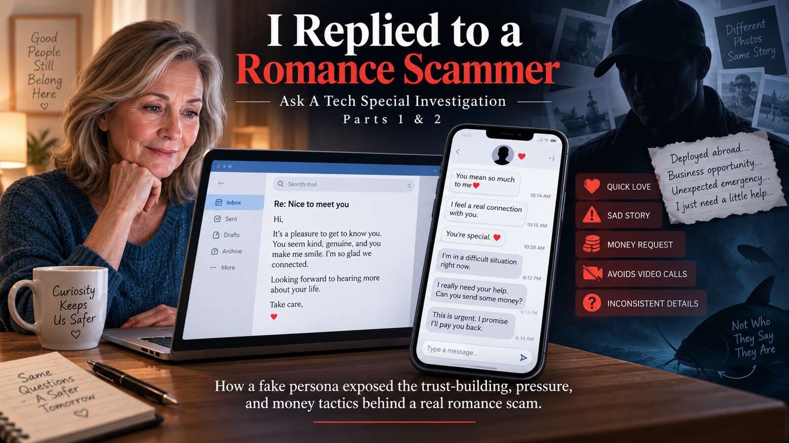 I Replied to a Romance Scammer