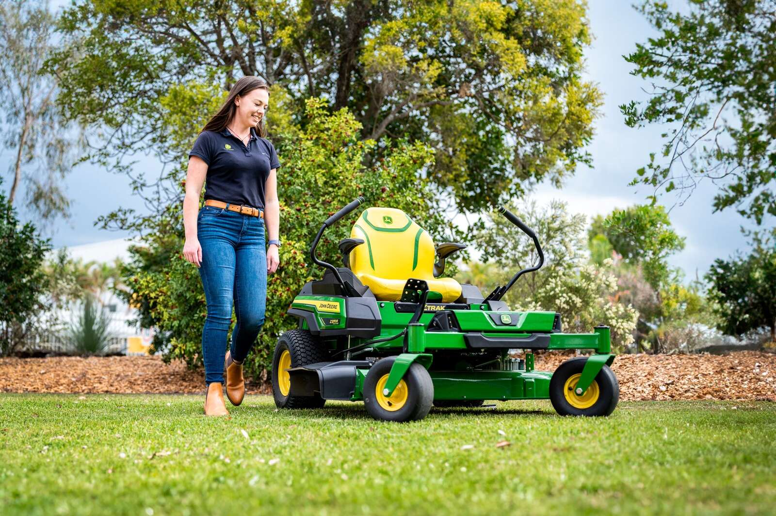 John deere o turn lawn mowers on sale