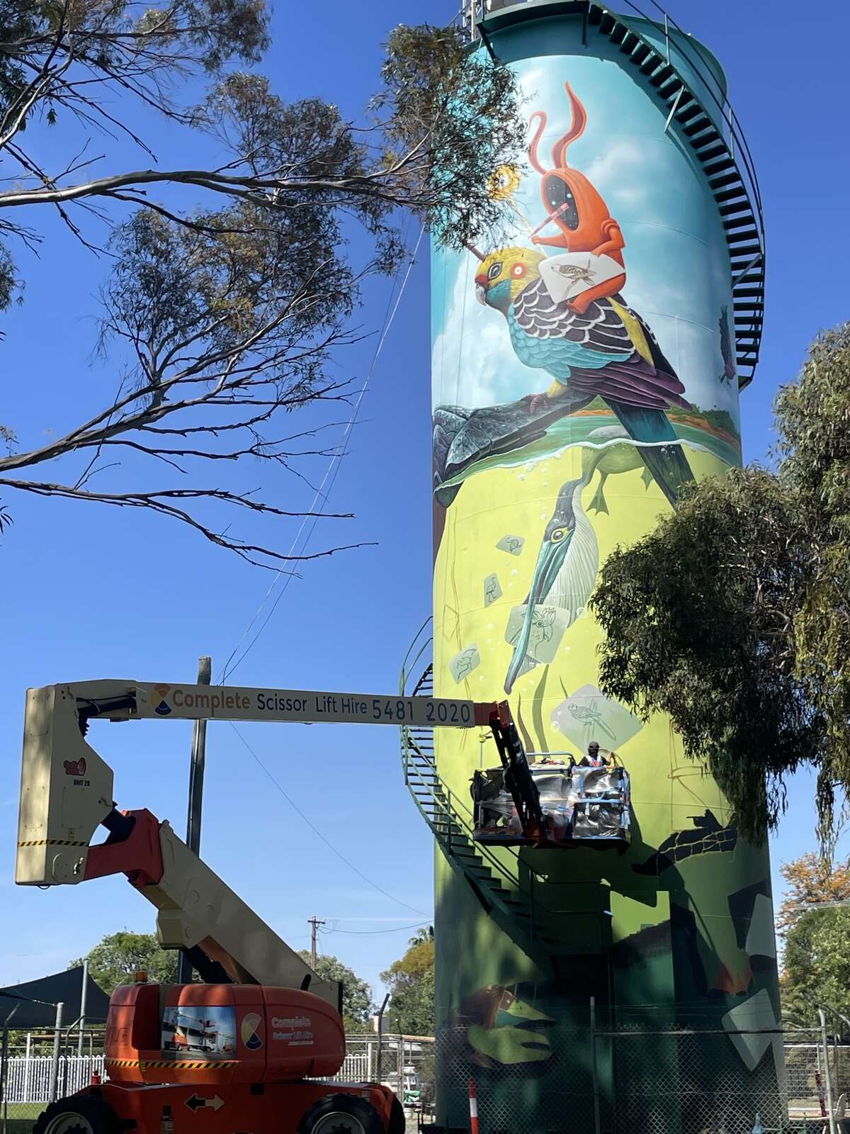 Mathoura mural coming to life | Riverine Herald