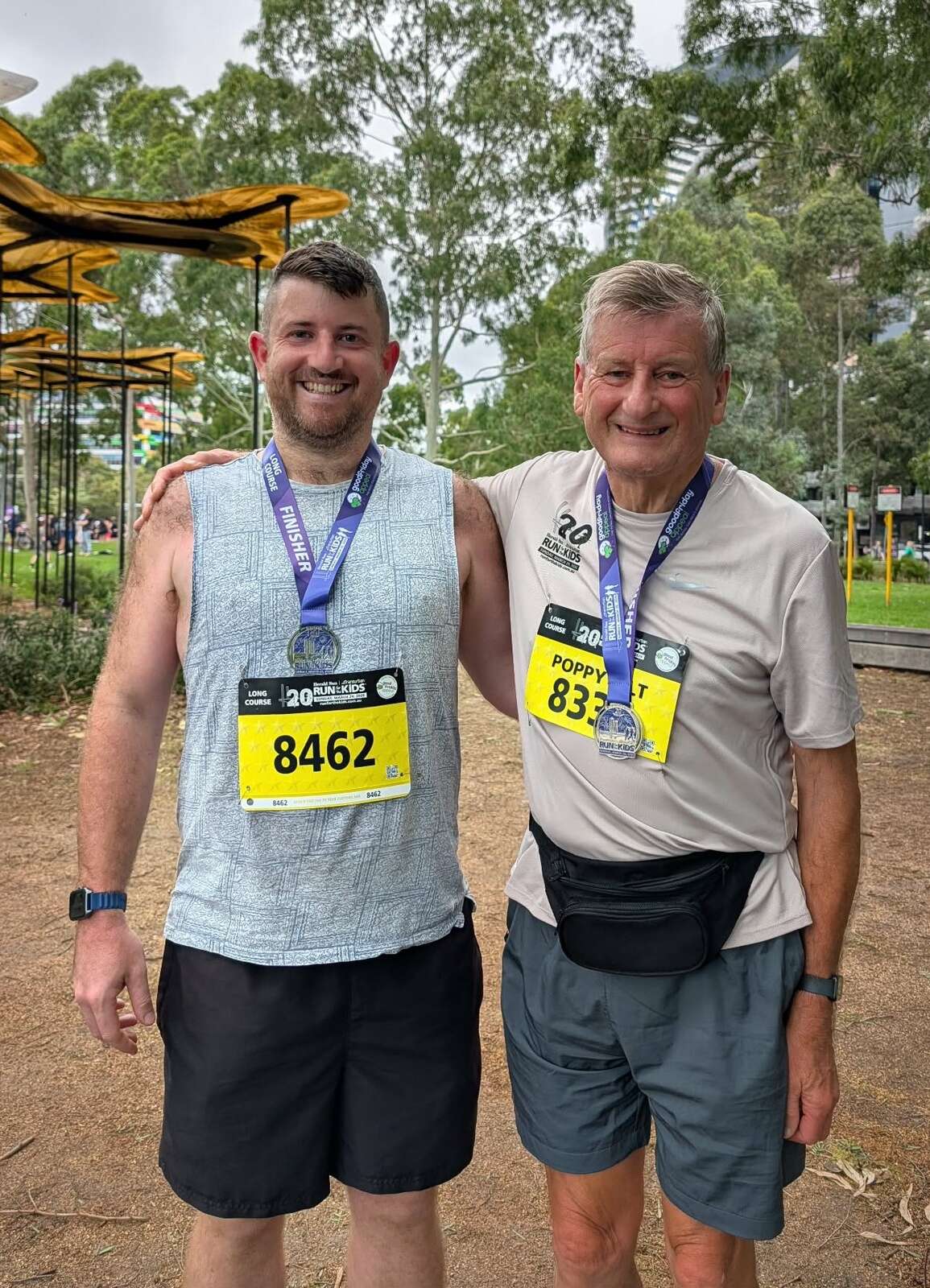 Kevin defies back pain to Run for the Kids | Riverine Herald
