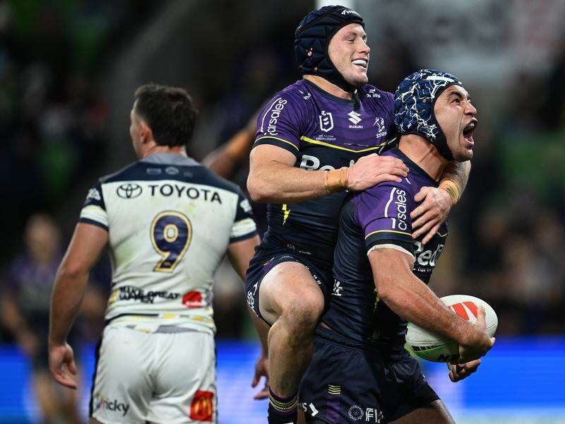 Halfback Hughes runs amok as Storm thump Cowboys | Kyabram Free Press