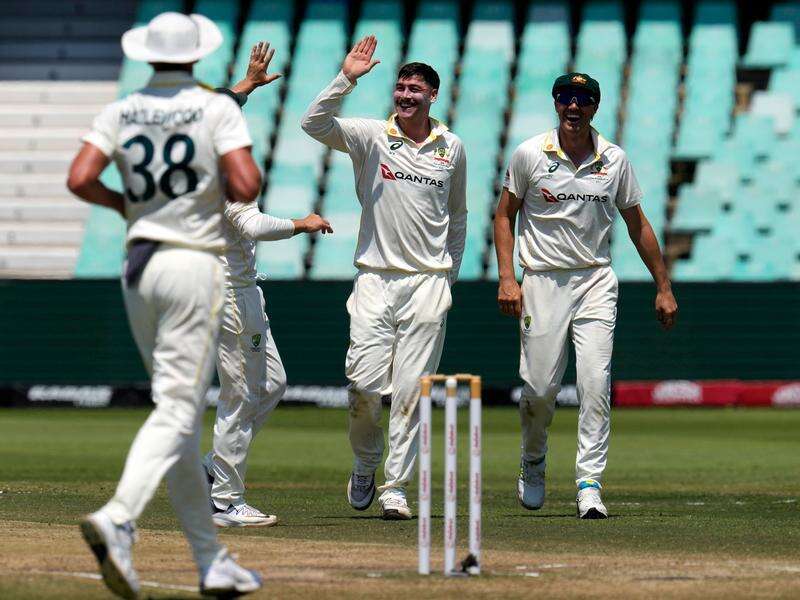 Australia's hands give them chance to eye off victory