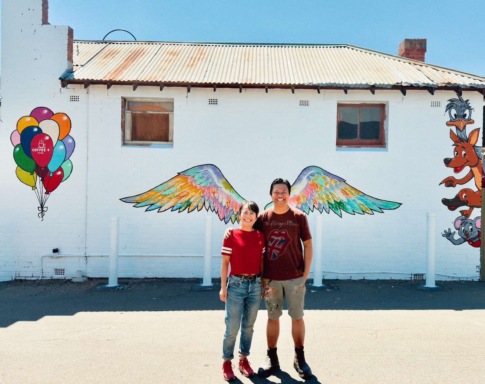 New Coffee Plus mural turns heads